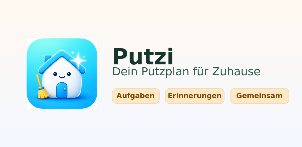 Vorstellungsgrafik der Putzi App